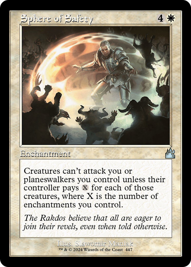 Sphere of Safety (Retro Frame) [Ravnica Remastered] | Gamers Paradise