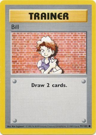 Bill (91/102) [Base Set Shadowless Unlimited] | Gamers Paradise