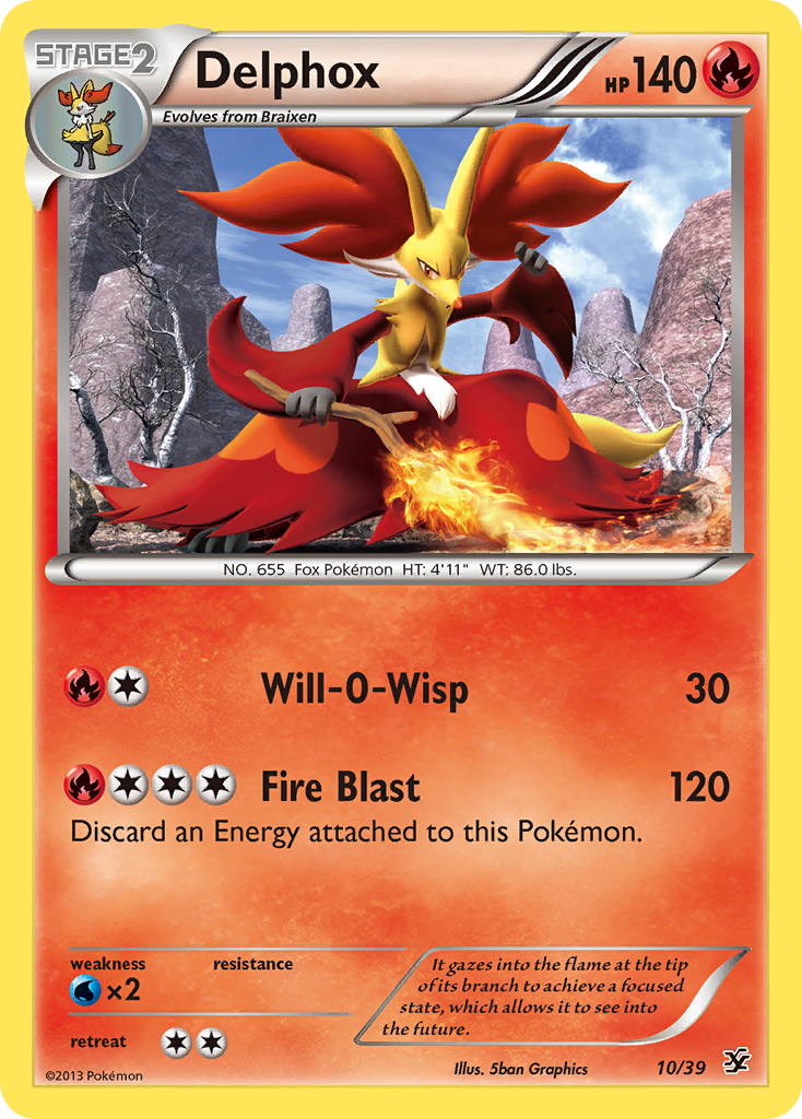 Delphox (10/39) [XY: Kalos Starter Set] | Gamers Paradise