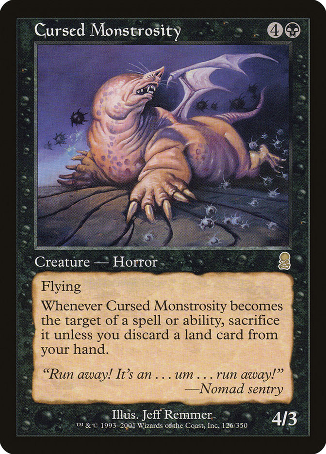Cursed Monstrosity [Odyssey] | Gamers Paradise