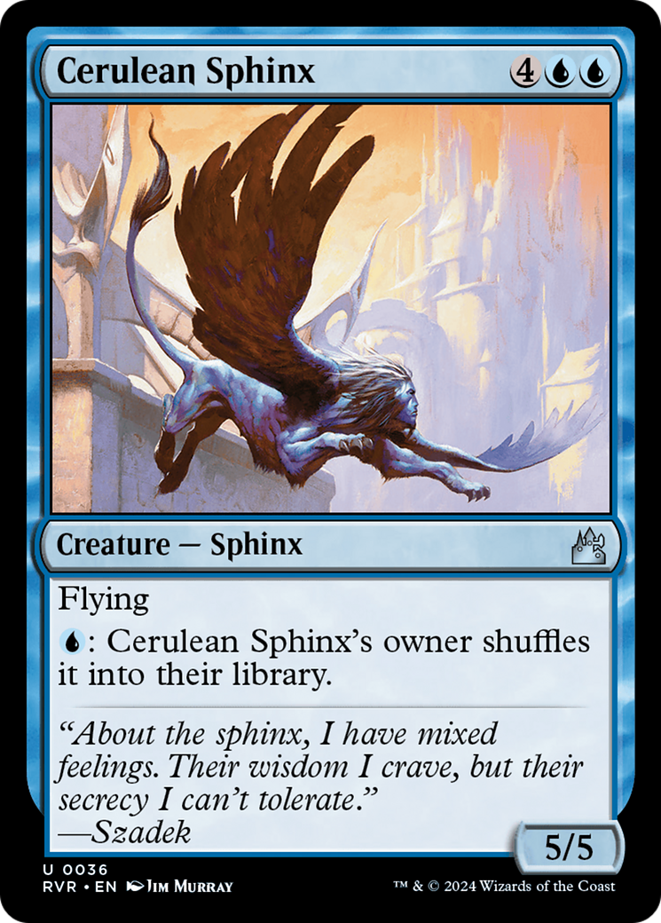 Cerulean Sphinx [Ravnica Remastered] | Gamers Paradise
