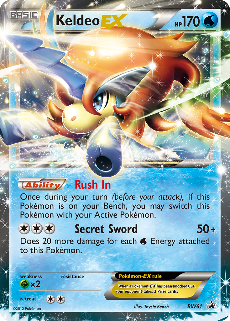 Keldeo EX (BW61) [Black & White: Black Star Promos] | Gamers Paradise