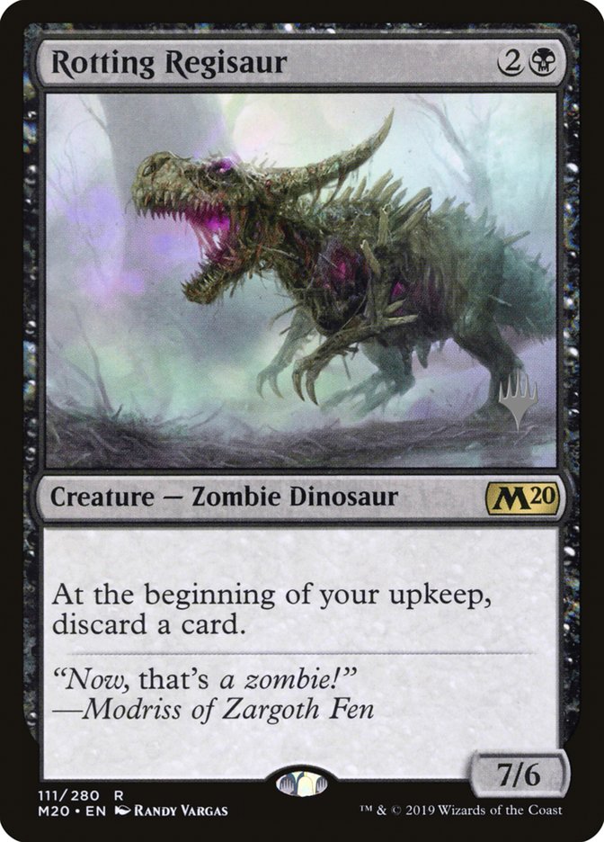 Rotting Regisaur (Promo Pack) [Core Set 2020 Promos] | Gamers Paradise