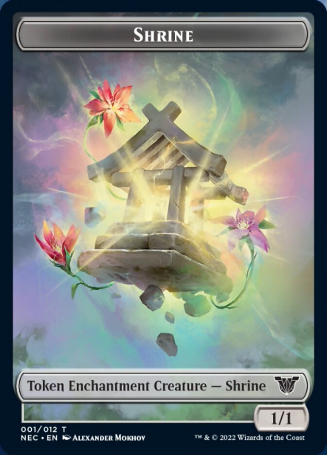 Shrine Token [Kamigawa: Neon Dynasty Commander Tokens] | Gamers Paradise