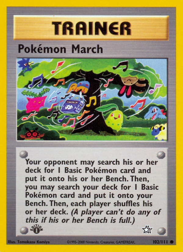 Pokemon March (102/111) [Neo Genesis 1st Edition] | Gamers Paradise
