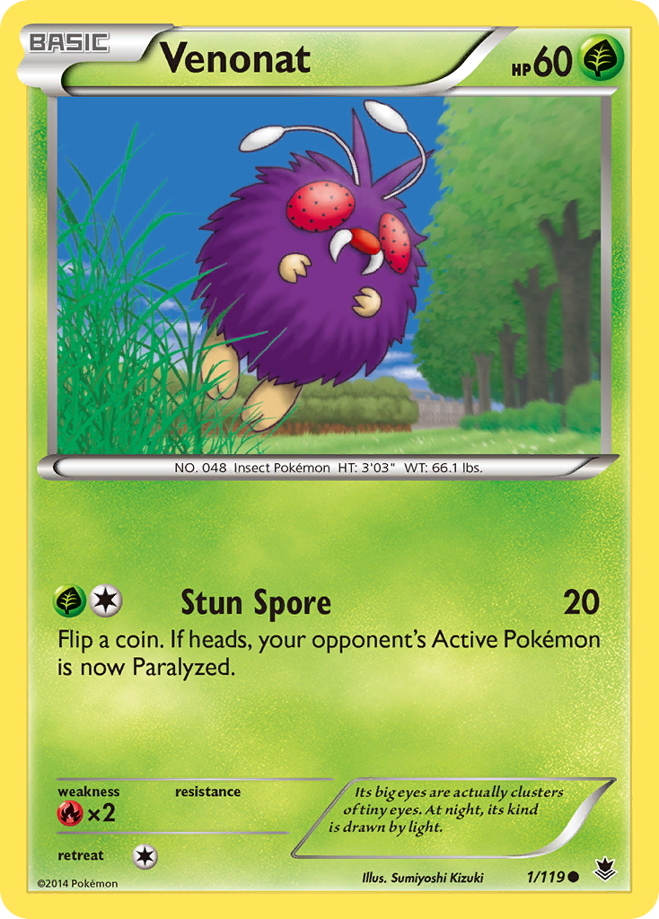 Venonat (1/119) [XY: Phantom Forces] | Gamers Paradise