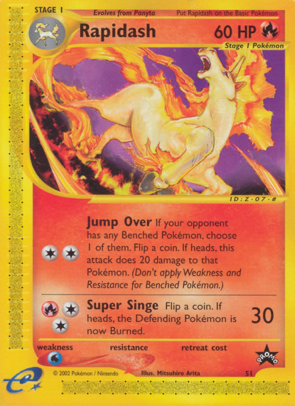 Rapidash (51) [Wizards of the Coast: Black Star Promos] | Gamers Paradise