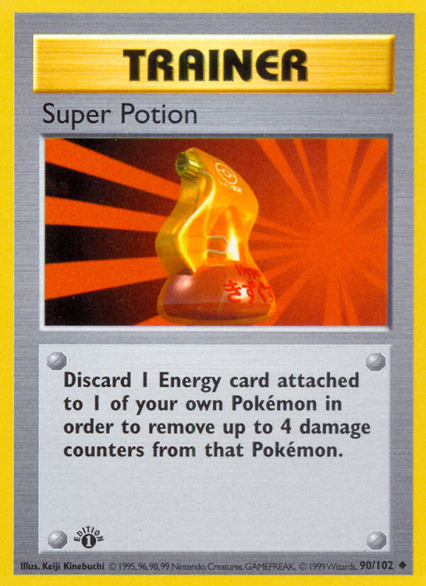 Super Potion (90/102) (Shadowless) [Base Set 1st Edition] | Gamers Paradise