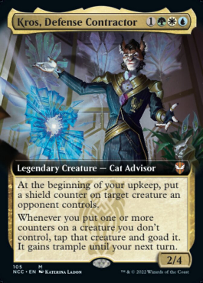 Kros, Defense Contractor (Extended Art) [Streets of New Capenna Commander] | Gamers Paradise