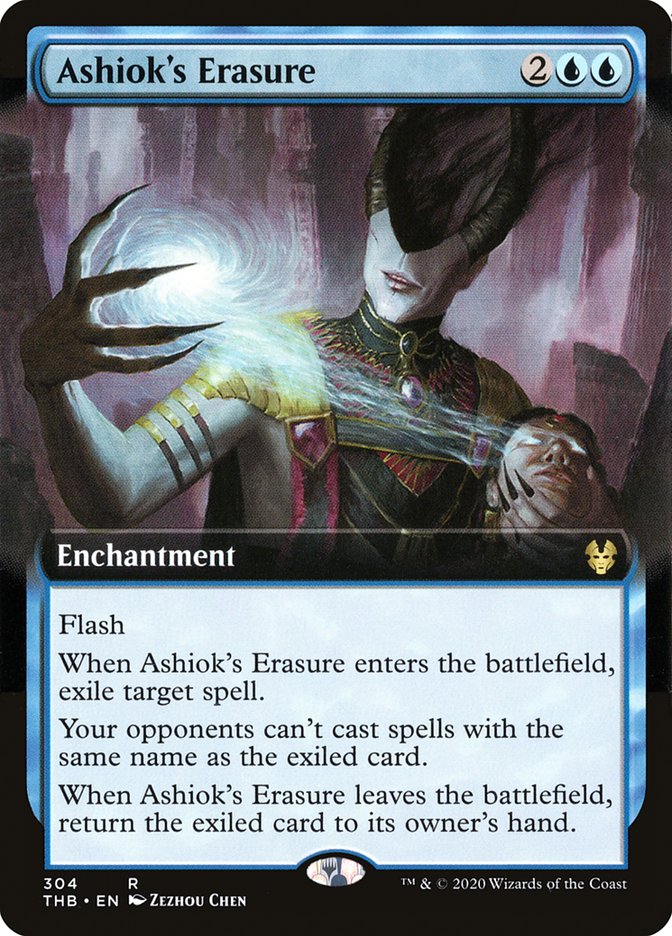 Ashiok's Erasure (Extended Art) [Theros Beyond Death] | Gamers Paradise