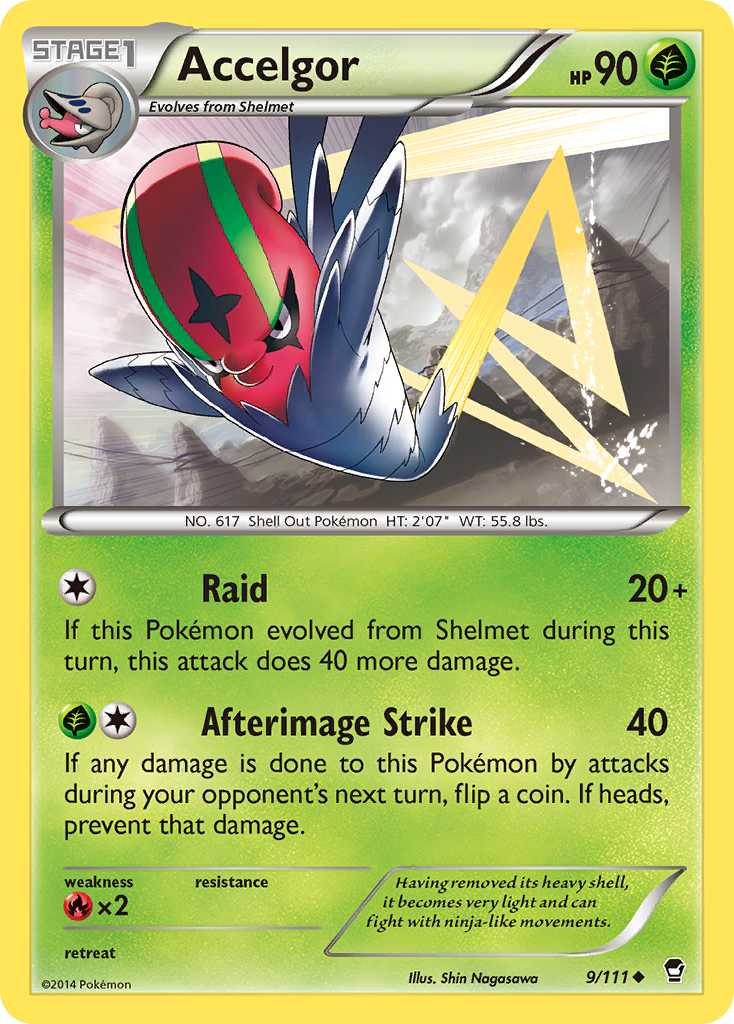 Accelgor (9/111) [XY: Furious Fists] | Gamers Paradise