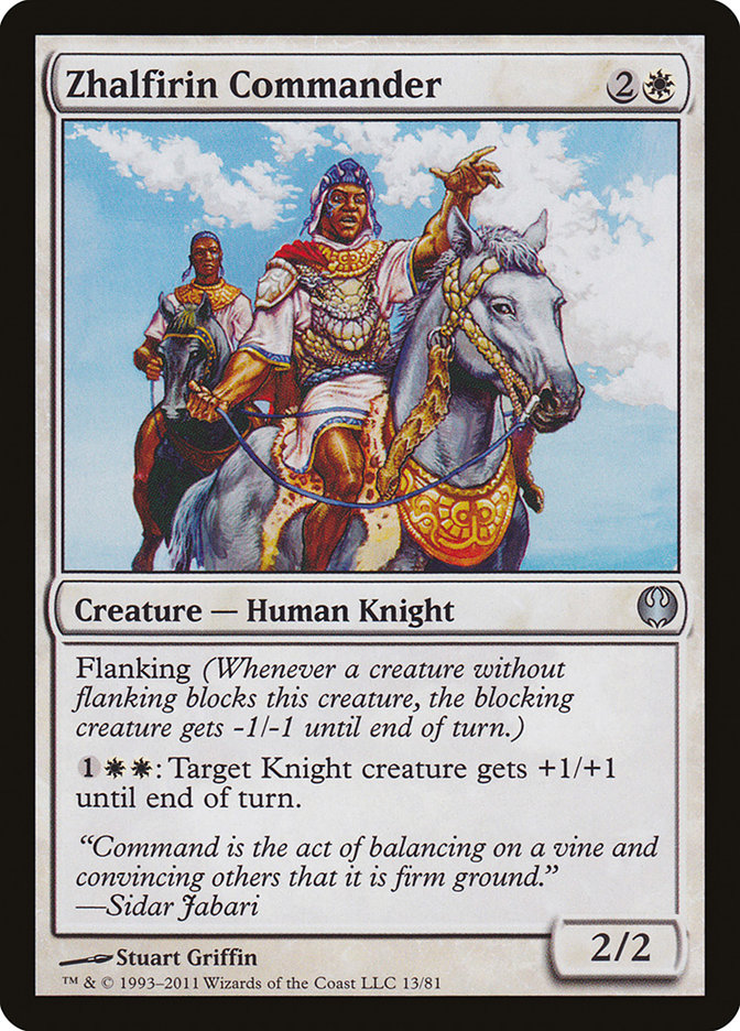 Zhalfirin Commander [Duel Decks: Knights vs. Dragons] | Gamers Paradise