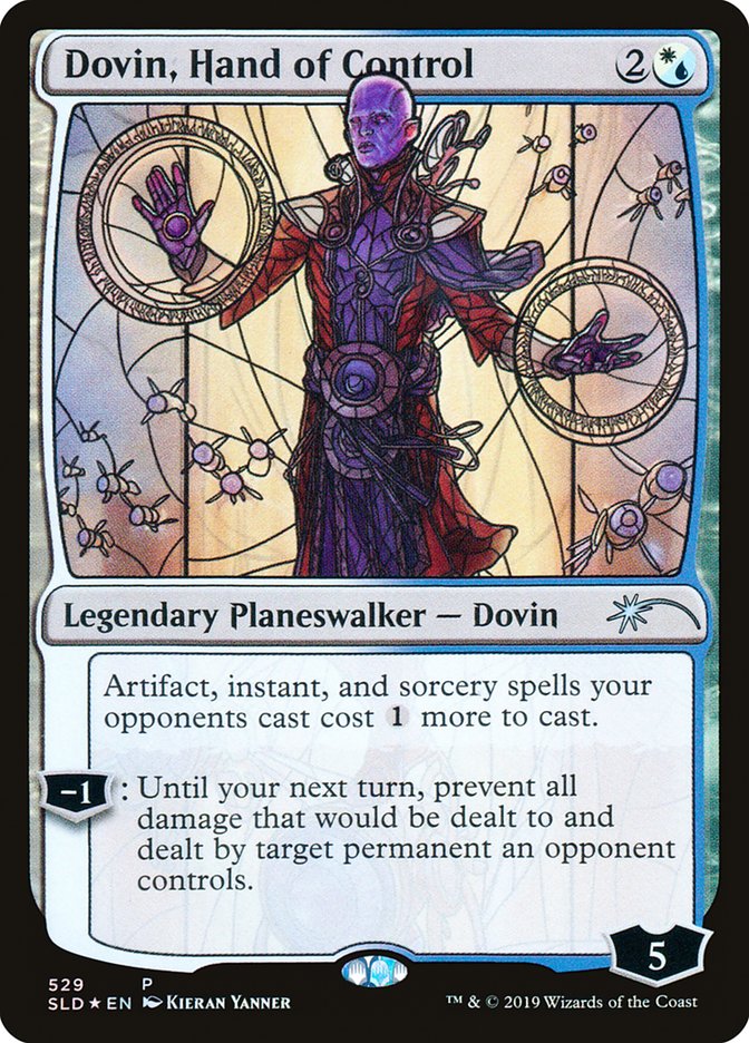 Dovin, Hand of Control (Stained Glass) [Secret Lair Drop Promos] | Gamers Paradise