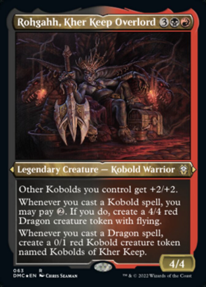 Rohgahh, Kher Keep Overlord (Foil Etched) [Dominaria United Commander] | Gamers Paradise