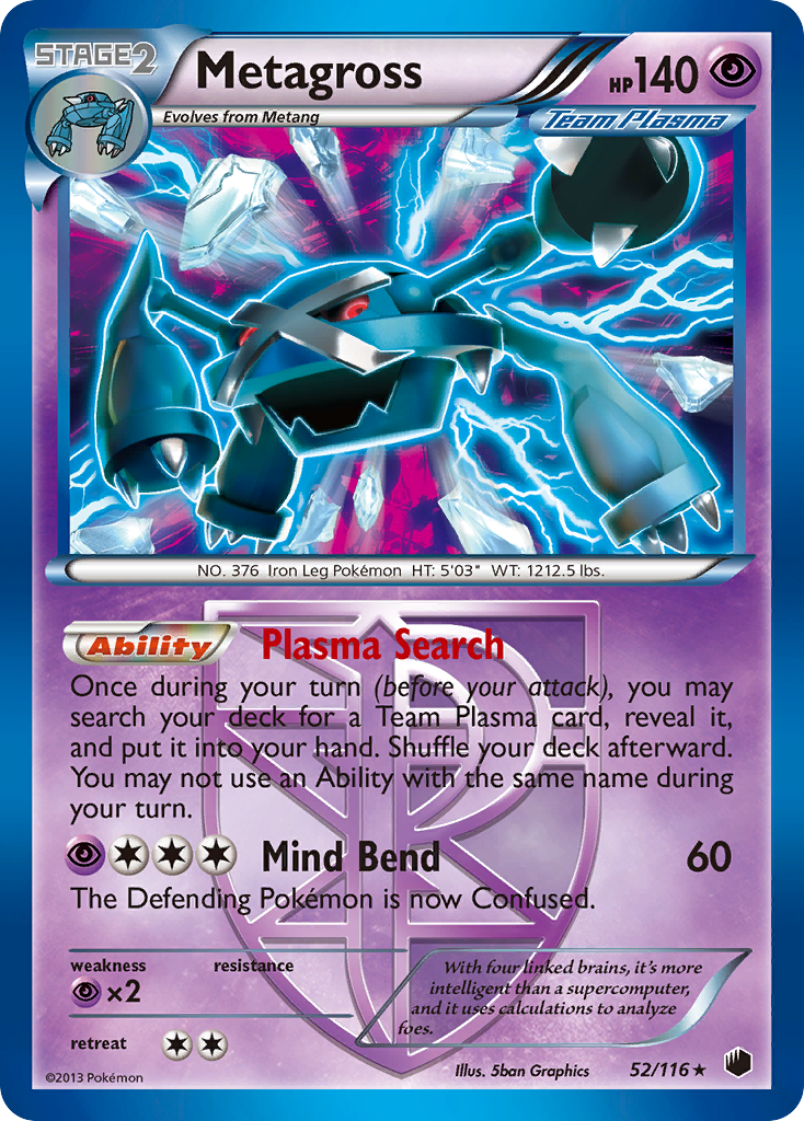 Metagross (52/116) [Black & White: Plasma Freeze] | Gamers Paradise