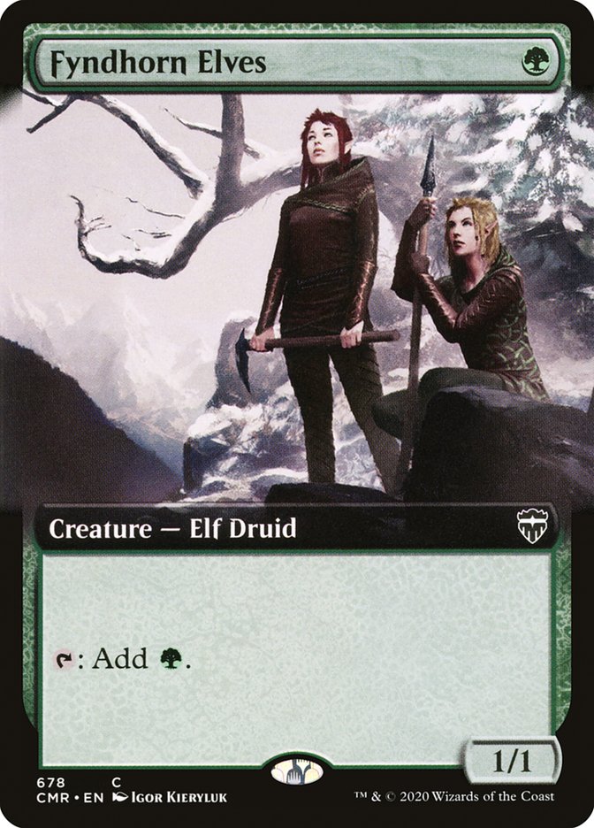 Fyndhorn Elves (Extended Art) [Commander Legends] | Gamers Paradise