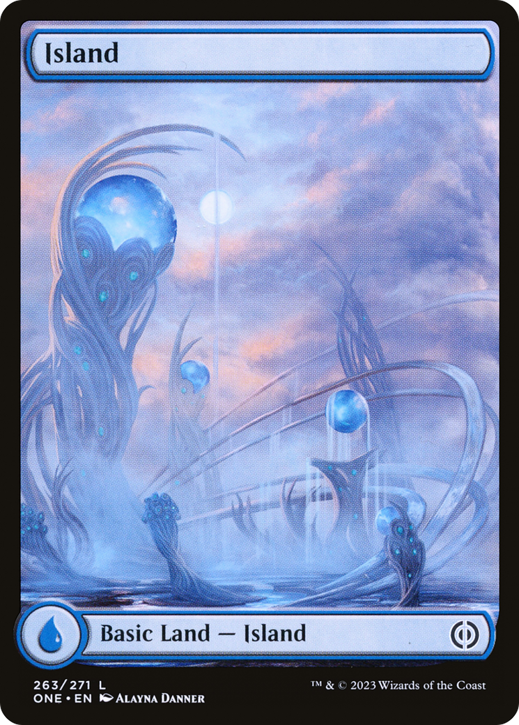 Island (263) (Full-Art) [Phyrexia: All Will Be One] | Gamers Paradise