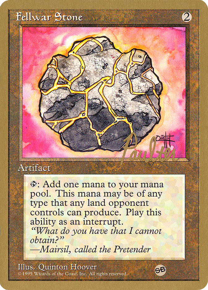 Fellwar Stone (Preston Poulter) (SB) [Pro Tour Collector Set] | Gamers Paradise