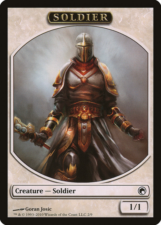 Soldier Token [Scars of Mirrodin Tokens] | Gamers Paradise