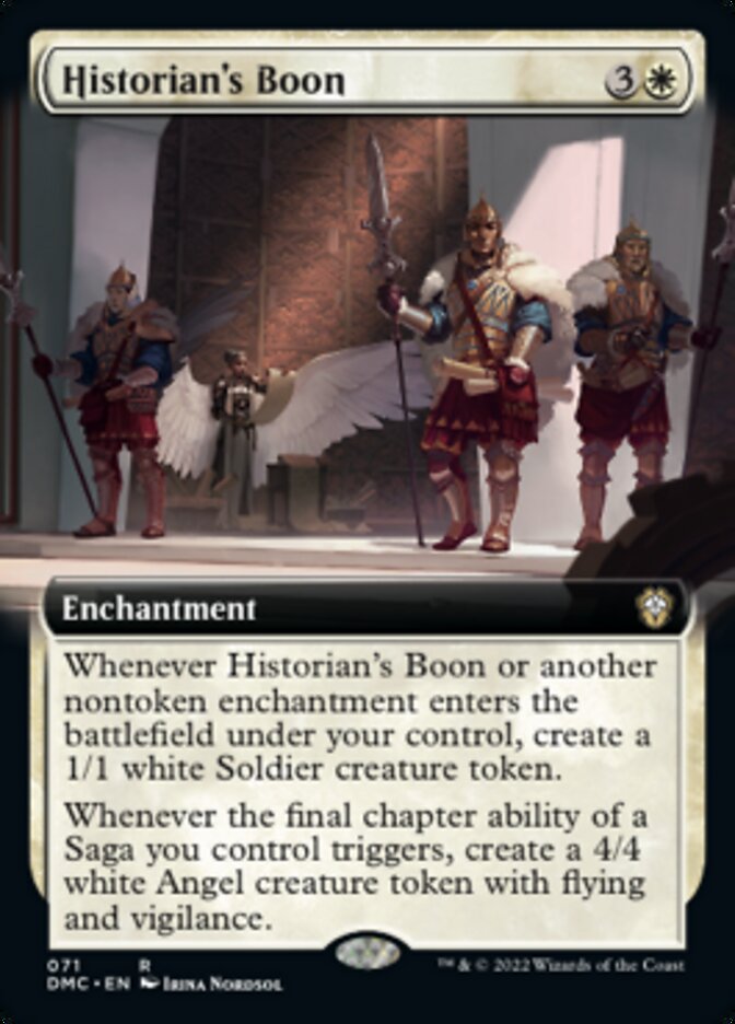 Historian's Boon (Extended Art) [Dominaria United Commander] | Gamers Paradise