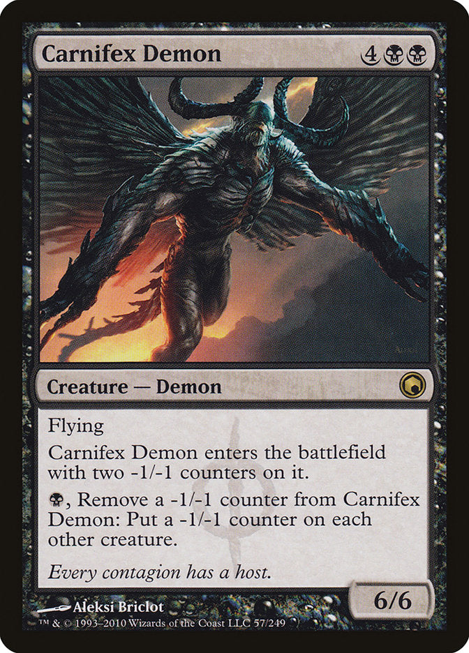 Carnifex Demon [Scars of Mirrodin] | Gamers Paradise