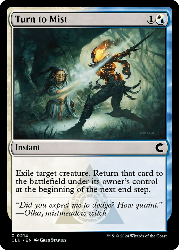 Turn to Mist [Ravnica: Clue Edition] | Gamers Paradise