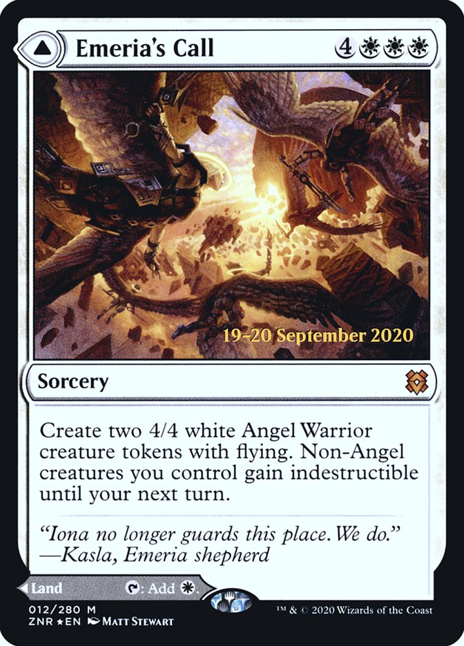 Emeria's Call // Emeria, Shattered Skyclave [Zendikar Rising Prerelease Promos] | Gamers Paradise