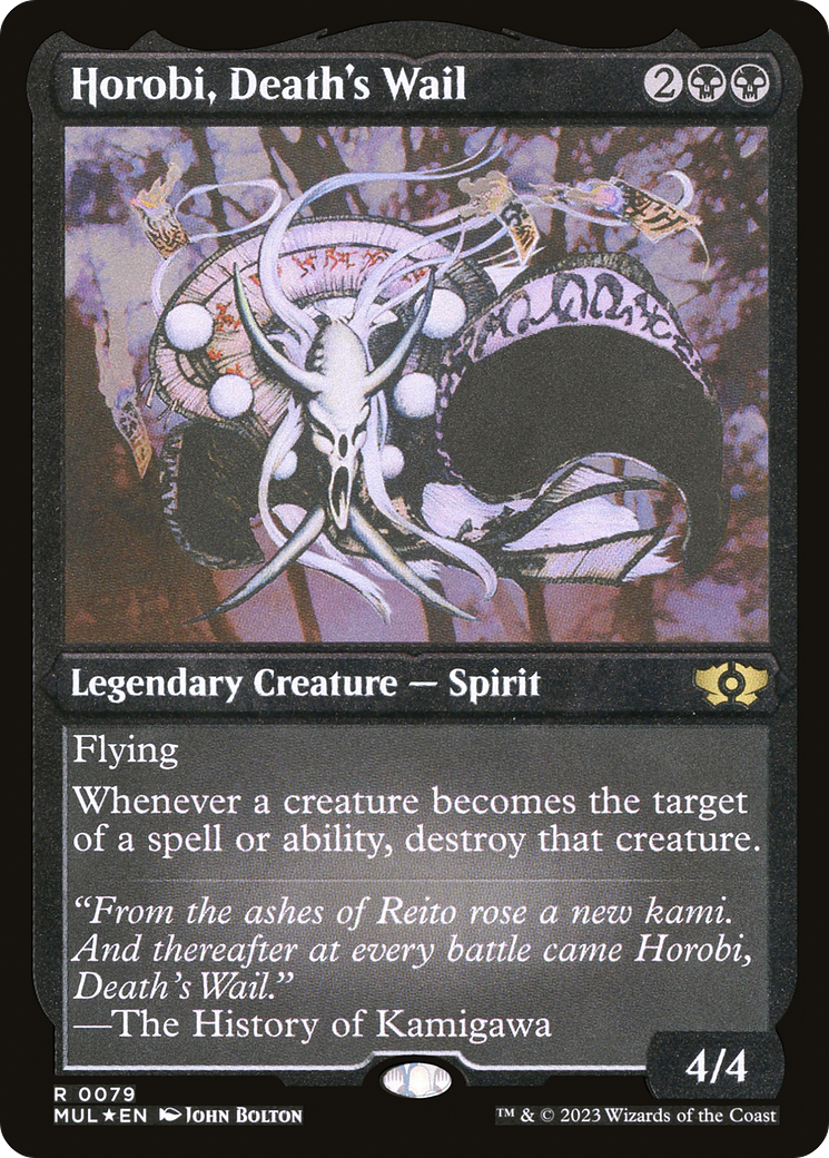 Horobi, Death's Wail (Foil Etched) [Multiverse Legends] | Gamers Paradise