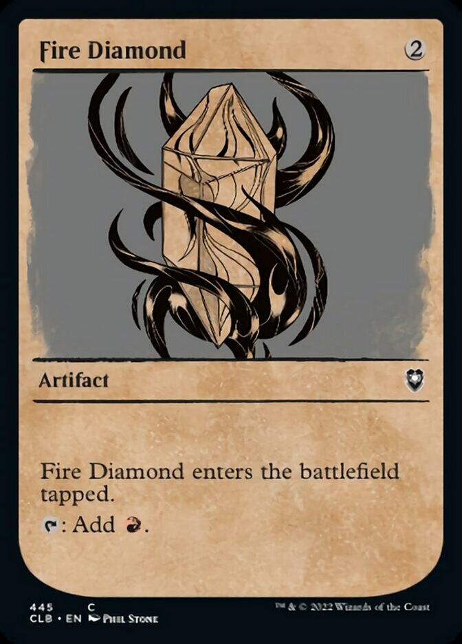 Fire Diamond (Showcase) [Commander Legends: Battle for Baldur's Gate] | Gamers Paradise
