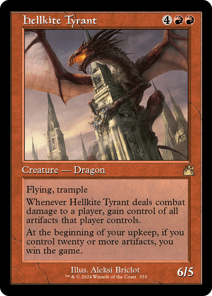 Hellkite Tyrant (Retro Frame) [Ravnica Remastered] | Gamers Paradise