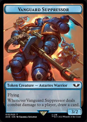 Soldier (004) // Vanguard Suppressor Double-Sided Token (Surge Foil) [Universes Beyond: Warhammer 40,000 Tokens] | Gamers Paradise