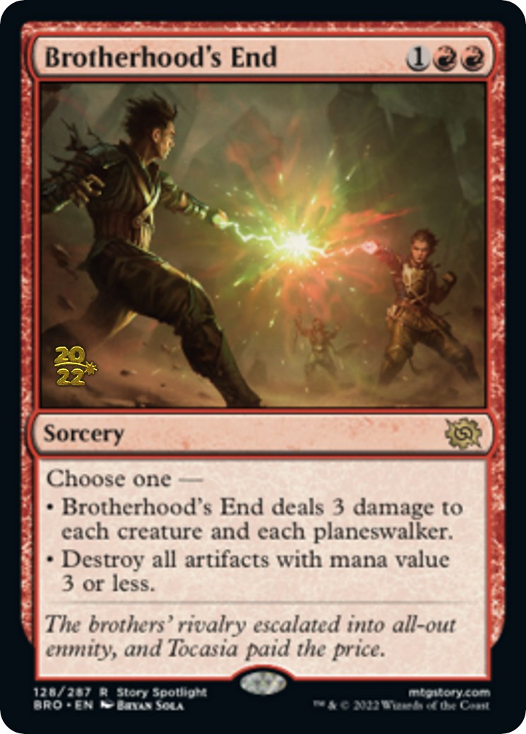 Brotherhood's End [The Brothers' War Prerelease Promos] | Gamers Paradise