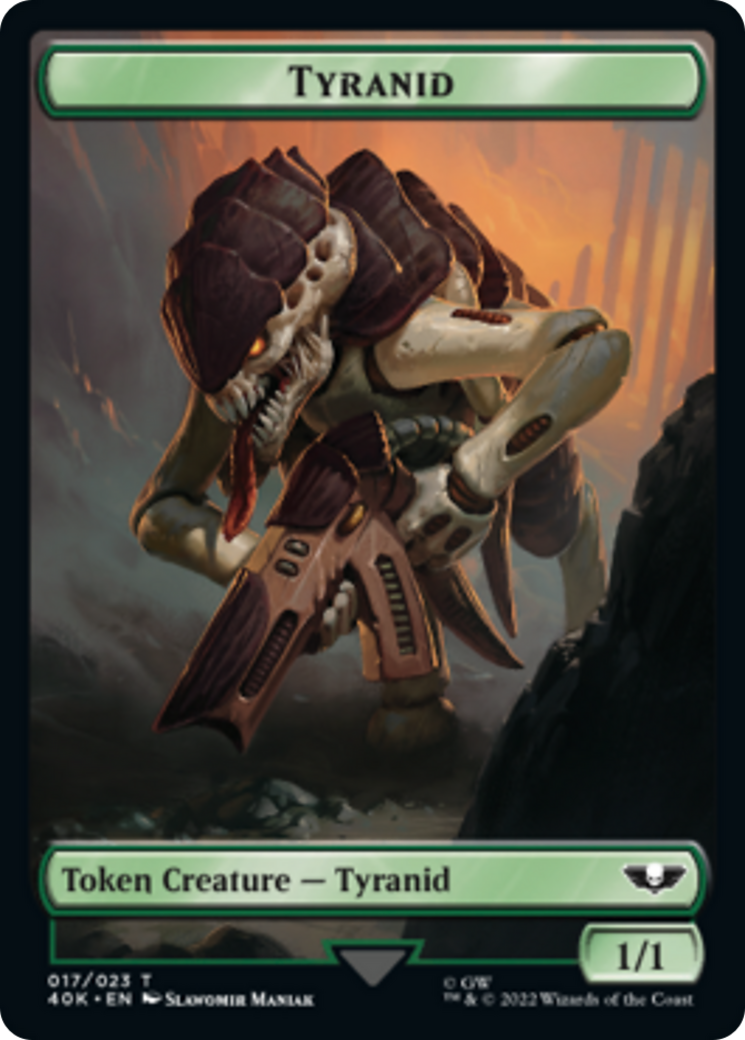 Tyranid (17) // Tyranid (18) Double-Sided Token [Universes Beyond: Warhammer 40,000 Tokens] | Gamers Paradise