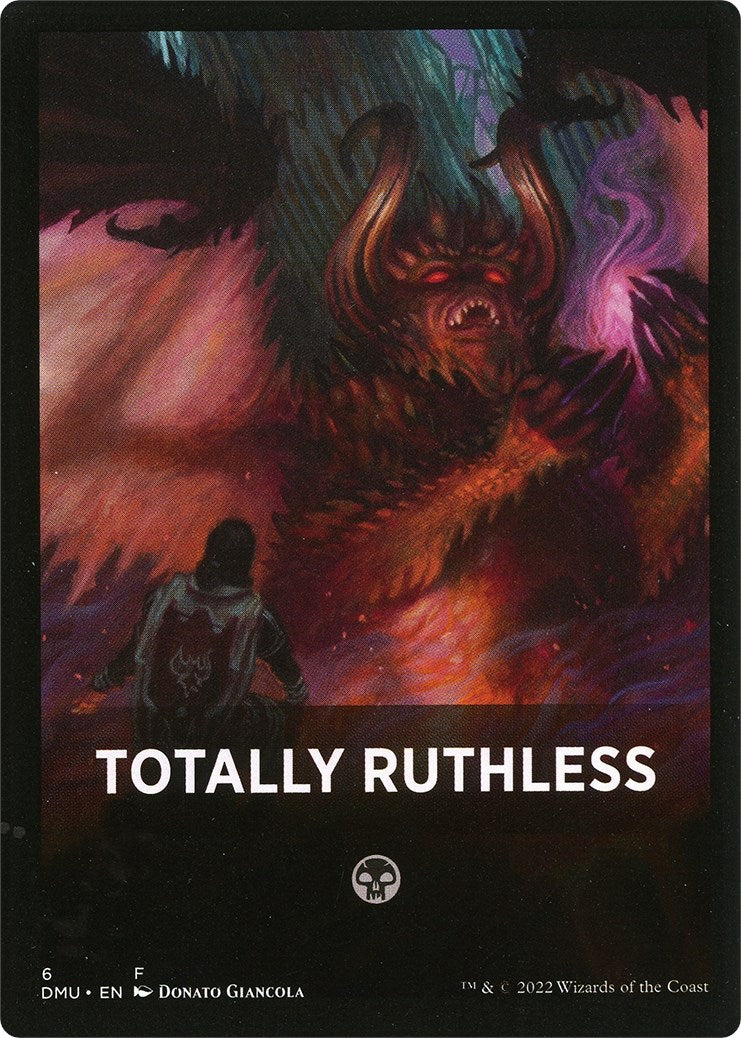 Totally Ruthless Theme Card [Dominaria United Tokens] | Gamers Paradise