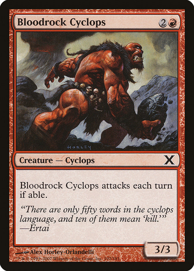 Bloodrock Cyclops [Tenth Edition] | Gamers Paradise