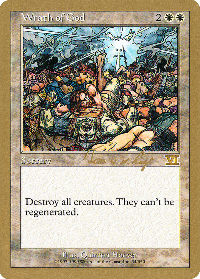 Wrath of God (Tom van de Logt) [World Championship Decks 2000] | Gamers Paradise