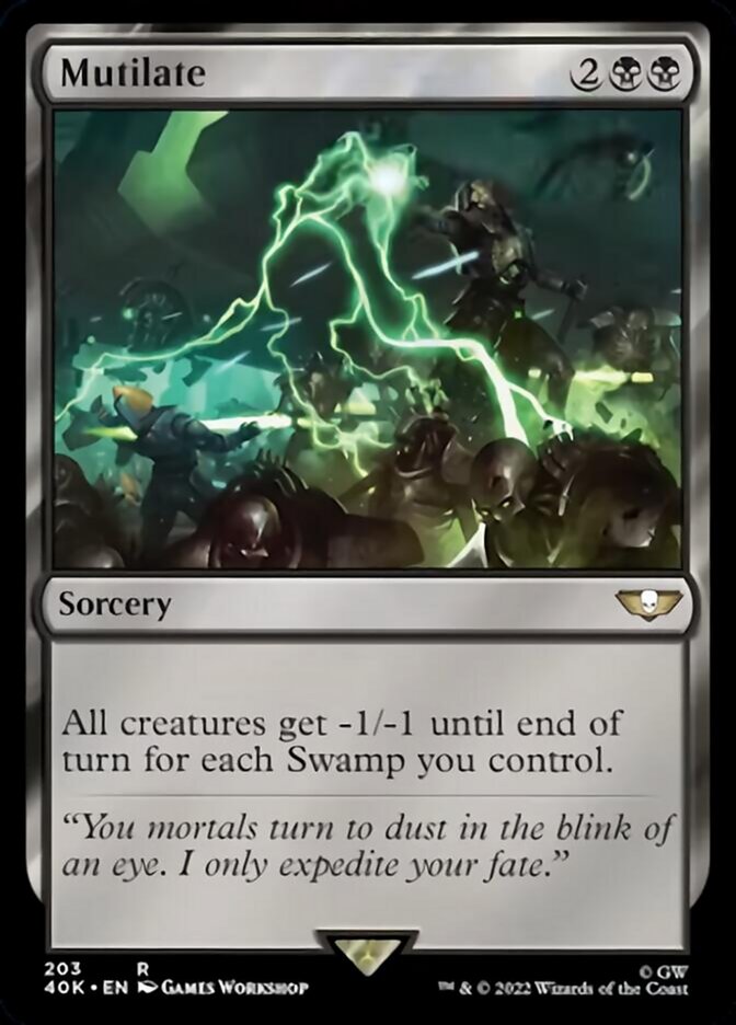 Mutilate (Surge Foil) [Universes Beyond: Warhammer 40,000] | Gamers Paradise