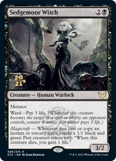 Sedgemoor Witch [Strixhaven: School of Mages Prerelease Promos] | Gamers Paradise