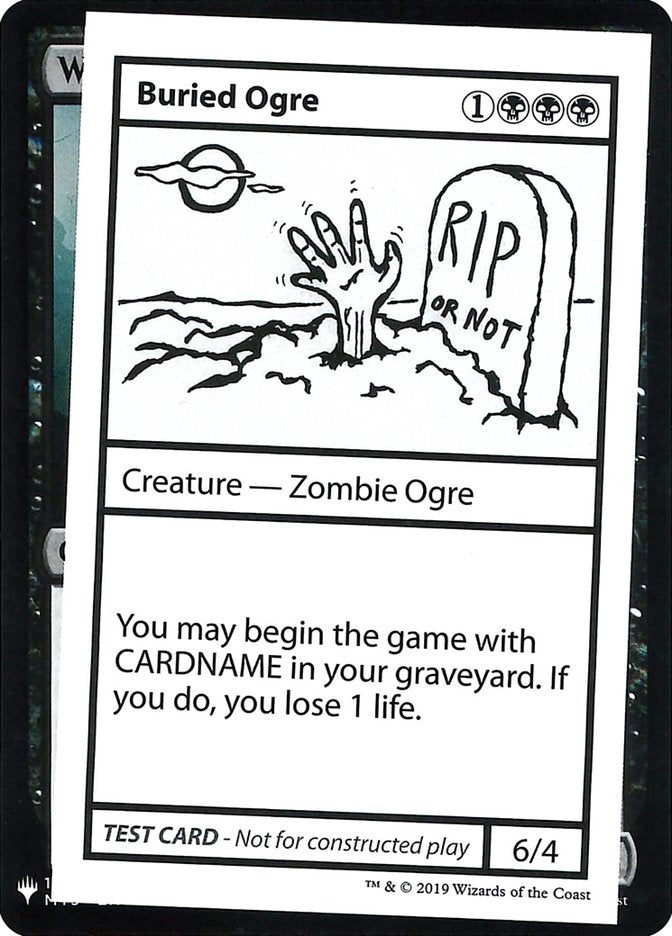 Buried Ogre [Mystery Booster Playtest Cards] | Gamers Paradise