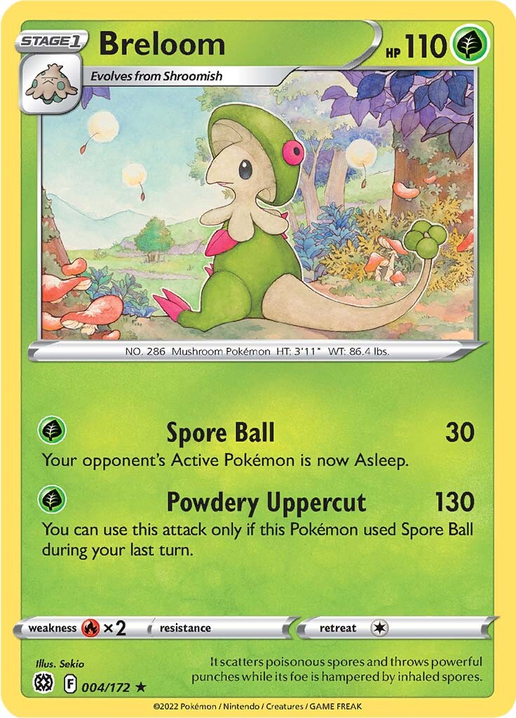 Breloom (004/172) [Sword & Shield: Brilliant Stars] | Gamers Paradise