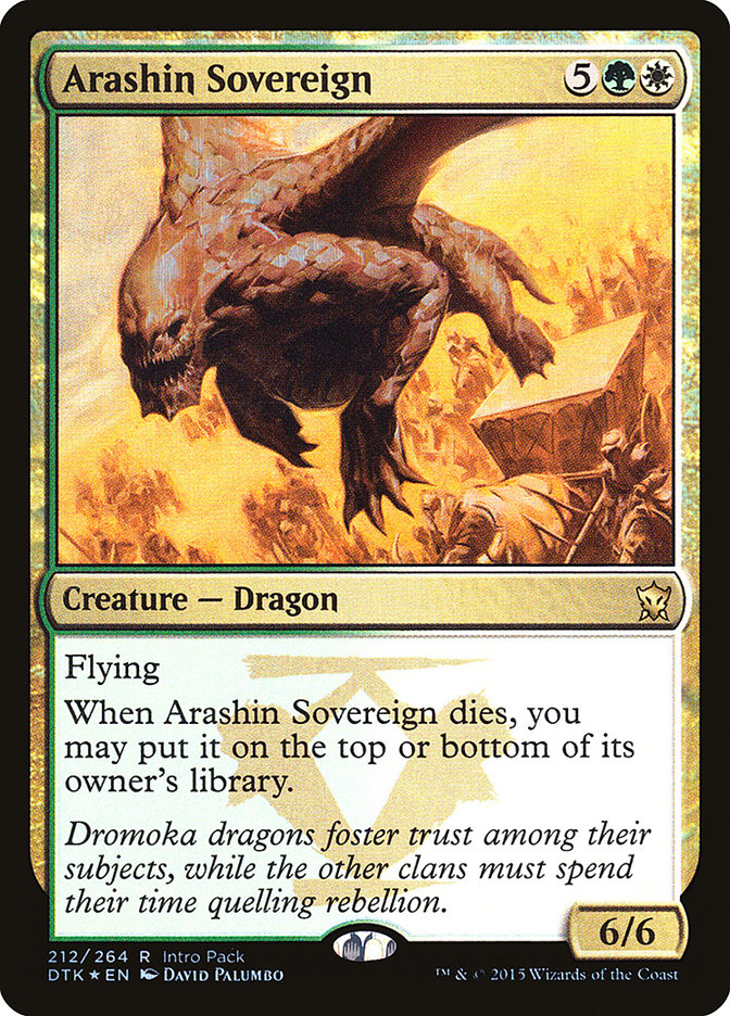 Arashin Sovereign (Intro Pack) [Dragons of Tarkir Promos] | Gamers Paradise