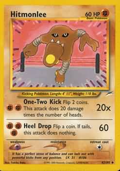 Hitmonlee (42/105) [Neo Destiny Unlimited] | Gamers Paradise