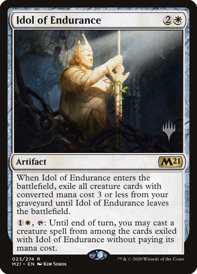 Idol of Endurance (Promo Pack) [Core Set 2021 Promos] | Gamers Paradise