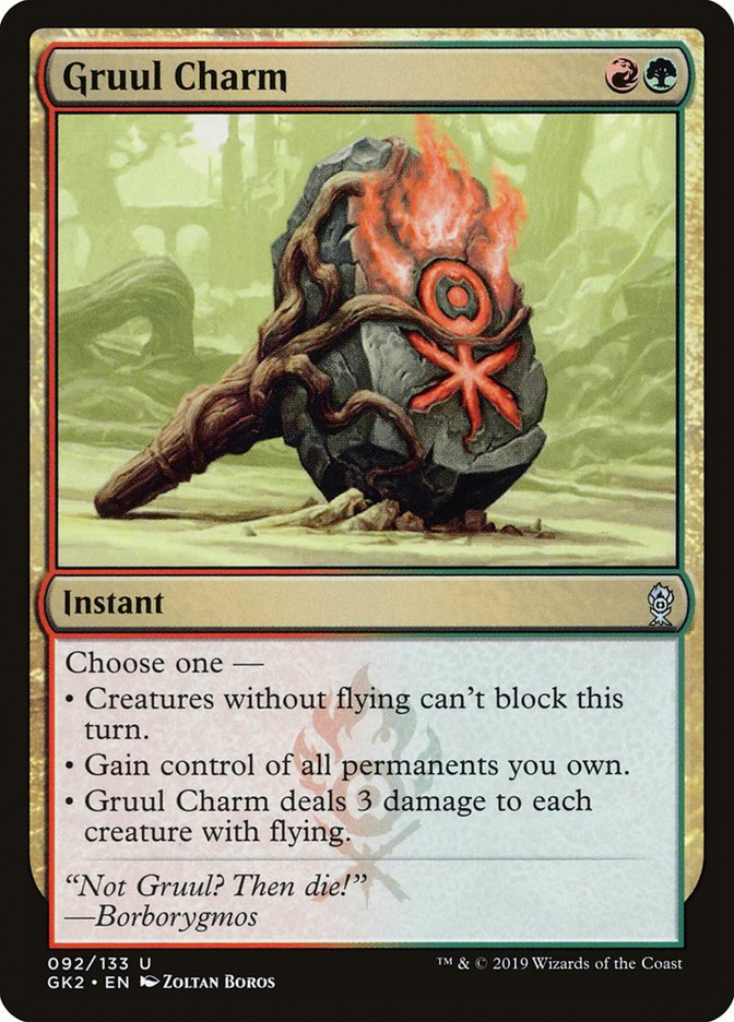 Gruul Charm [Ravnica Allegiance Guild Kit] | Gamers Paradise