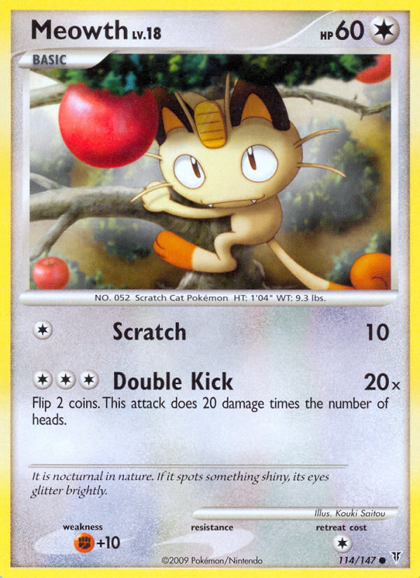 Meowth (114/147) [Platinum: Supreme Victors] | Gamers Paradise