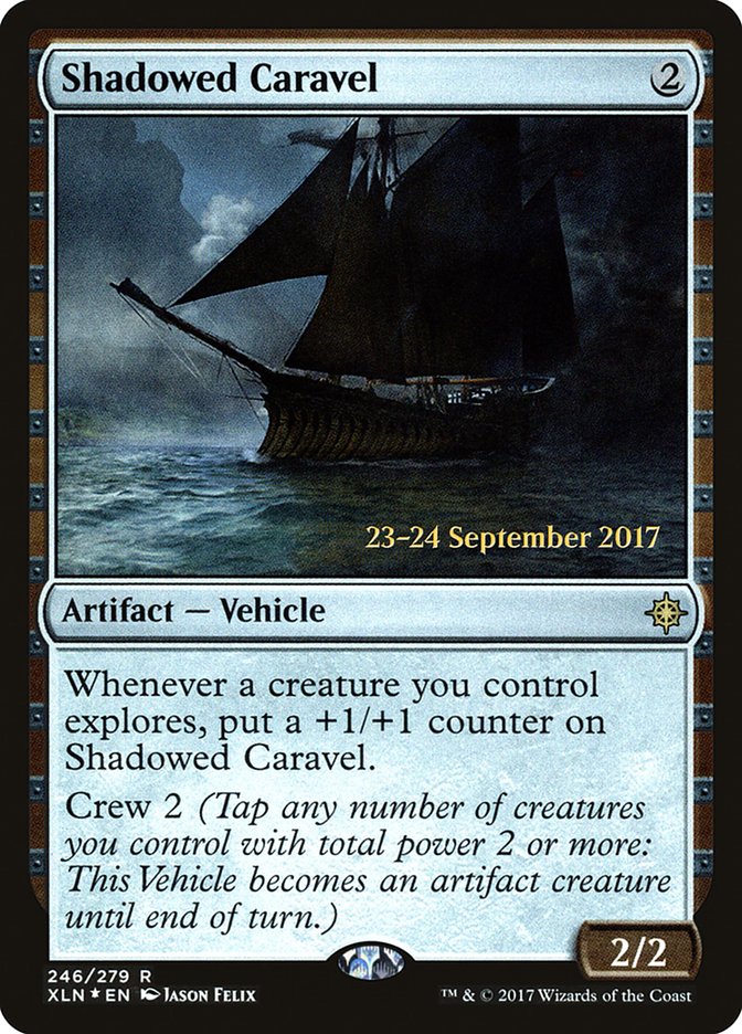 Shadowed Caravel [Ixalan Prerelease Promos] | Gamers Paradise