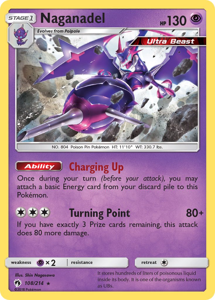 Naganadel(108/214) (Theme Deck Exclusive) [Sun & Moon: Lost Thunder] | Gamers Paradise