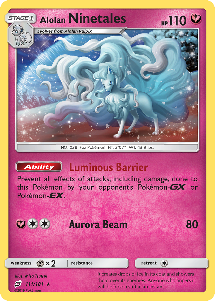 Alolan Ninetales (111/181) [Sun & Moon: Team Up] | Gamers Paradise