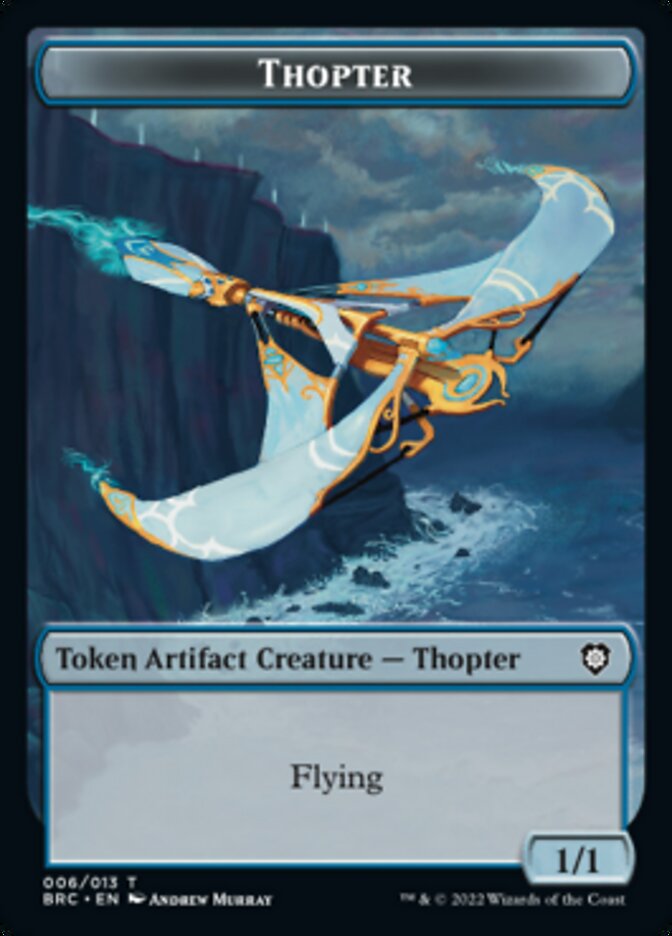 Copy // Thopter (006) Double-Sided Token [The Brothers' War Commander Tokens] | Gamers Paradise