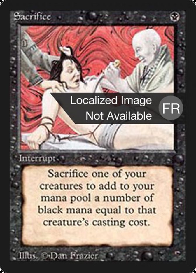 Sacrifice [Foreign Black Border] | Gamers Paradise